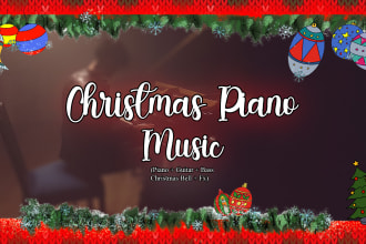 record piano christmas music for you