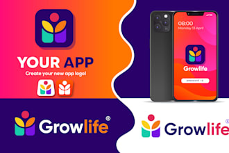 design modern app logo and unique app icon