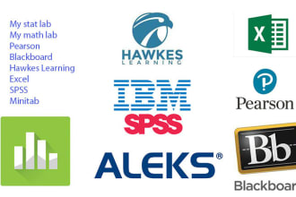 do any statistical analysis using spss, minitab and excel, jamovi, jasp