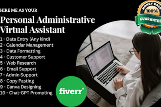 be your personal administrative virtual assistant