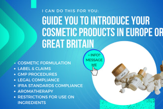 guide you to introduce your cosmetic product to eu or gb