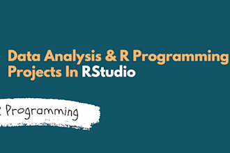 do data analysis, r studio coding and r programming language