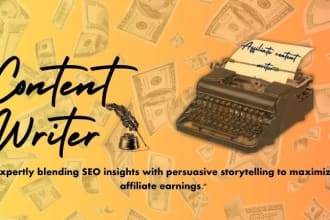 write affiliate articles engaging and SEO optimized content