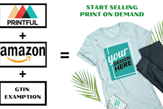 approved category for gtin exemption to sell print on demand products on amazon