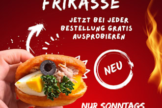 design an eye catching flyer for your restaurant