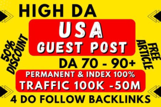 do premium guest post service on high traffic unique sites