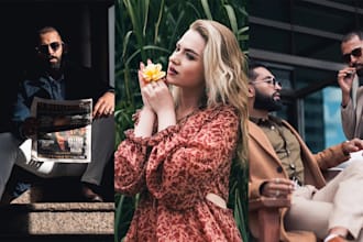 do street fashion and modelling photography in london