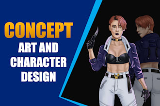 do concept art and model sheets