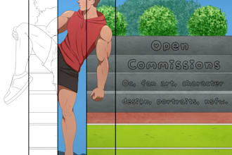 draw fanart, anime, comics, nsfw, gay, yaoi, bara