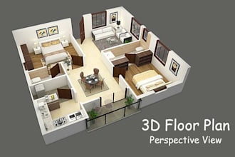 make 2d floor plan, 3d floor plan and rendering