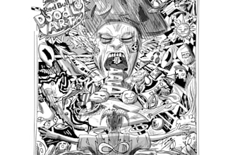 make professional doodle art just for you