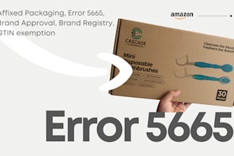 create affixed packaging for amazon brand approval error 5665