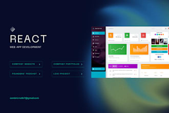develop react web app