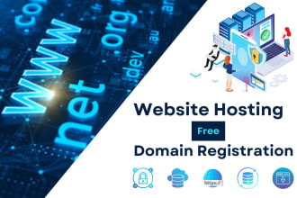 buy domain, website hosting, SSL and cpanel for your website