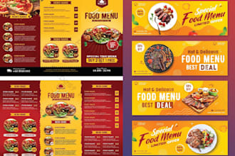 design creative awesome restaurant menu food menu