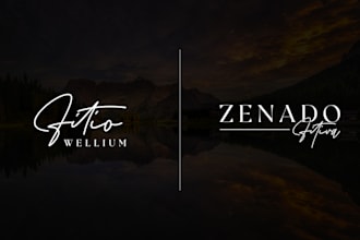 create professional text logo design for your brand
