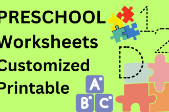 design worksheets preschool kindergarten cvc tracing sight words fun educational