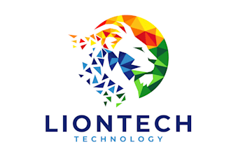 design a modern polygonal and geometric logo