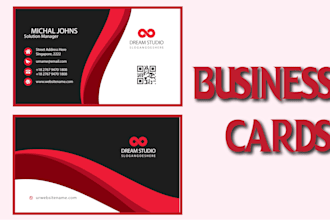 design creative business card for you