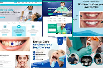 design dental doctor hospital clinic pharmacy and medical childcare websites