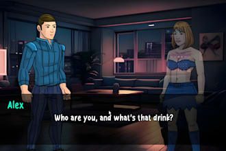 make visual novel game in unity
