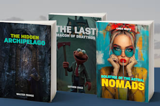 design an eye catching brand ebook, kindle and acx cover