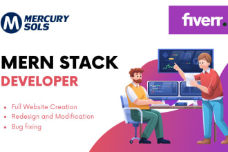 do full stack web app with mern next js, nest js, mongo, node