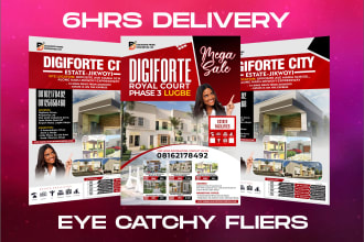 design eye catching flyers and leaflet in 6hours
