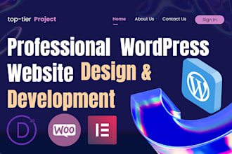 create blog website and wordpress website redesign