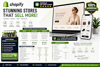 build or fix shopify store design speed products and errors