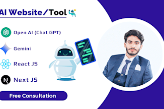 develop ai website, ai tool, ai chatbot
