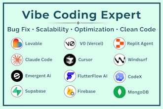 debug and finish ai coded website built with claude, replit, cursor, or lovable