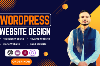 design or revamp professional and creative wordpress elementor, divi website