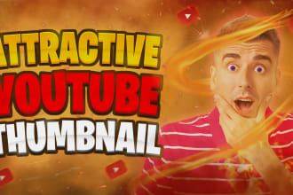design custom youtube branding, click worthy, gaming affordable thumbnail design
