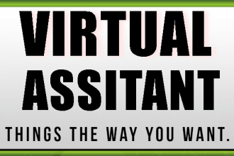be virtual assistant VA or social account media manager for 4 dollar per hour