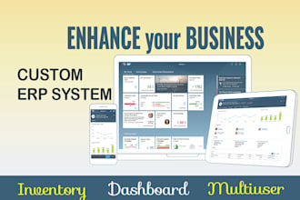 build custom responsive erp system in HTML,mysql,PHP