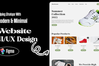 landing page UI UX, figma website design, home page ui ux, uiux