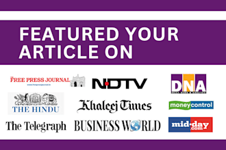 publish your articles on high ranking google websites