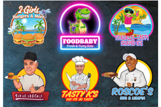 design fast food, chef, bakery and restaurant logo