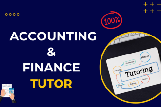 be your accounting and finance tutor