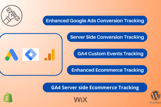 setup enhanced google ads conversion tracking ga4 ecommerce tracking by gtm