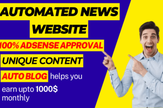 create wordpress automated news website, autoblog for google adsense approval