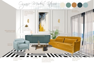 create mood boards and floor plan and layout 3d models