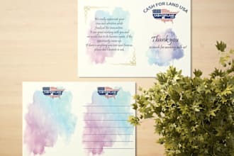 design attractive postcards, invitations and birthday cards