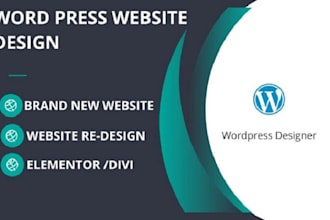 create a wordpress website