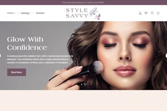 build skincare shopify store cosmetics store skin care website beauty website