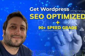 do wordpress SEO optimization and speed audit 90 plus in google test