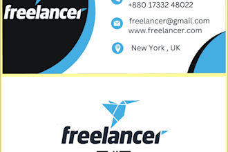 create unique business card and visiting card