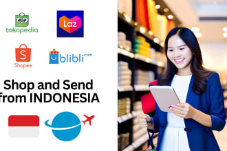 order, shop and send from indonesia online marketplace