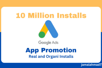 do organic and real android app install and app promotion